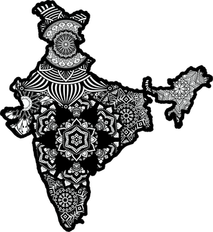 India Country Mandala
